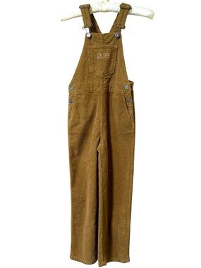 Golden Goose Girl’s Journey Salopette Blend Corduroy Jumpsuit Overalls Size 6